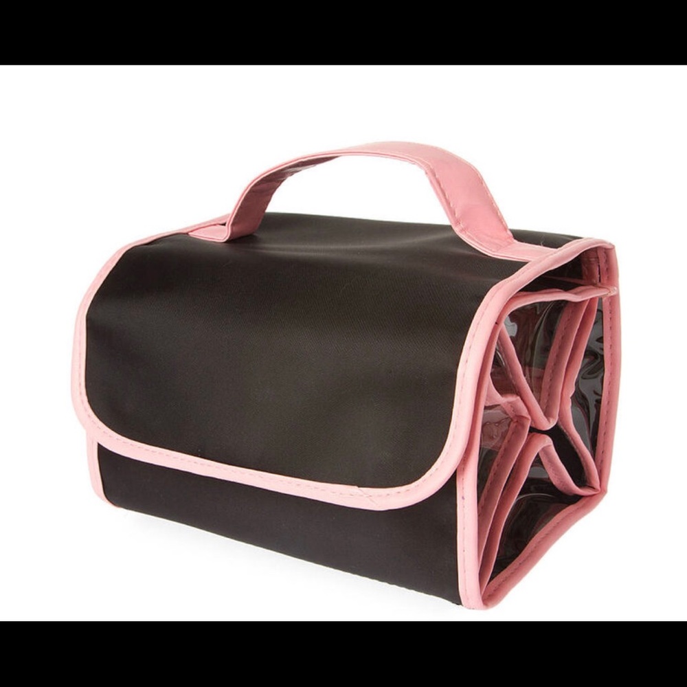 Travel roll makeup bag